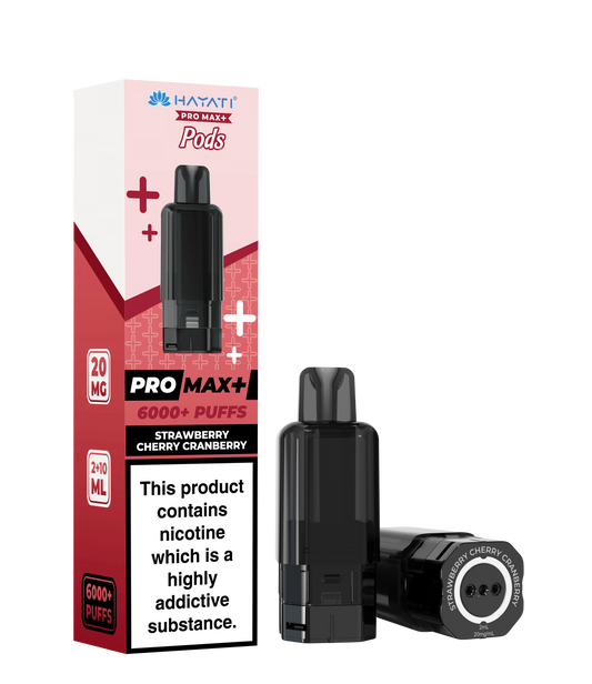 STRAWBERRY CHERRY CRANBERRY - PRO MAX + PODS
