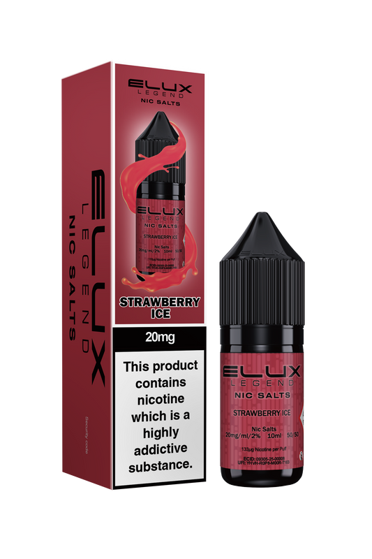 STRAWBERRY ICE - ELUX NIC SALTS 10MG