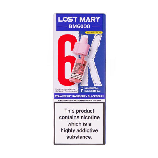 STRAWBERRY RASPBERRY BLACKBERRY - LOST MARY BM6000 KIT
