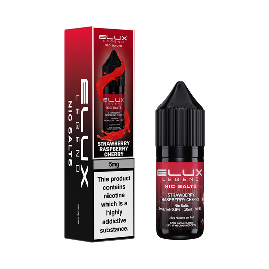 STRAWBERRY RASPBERRY CHERRY - ELUX NIC SALTS 5MG