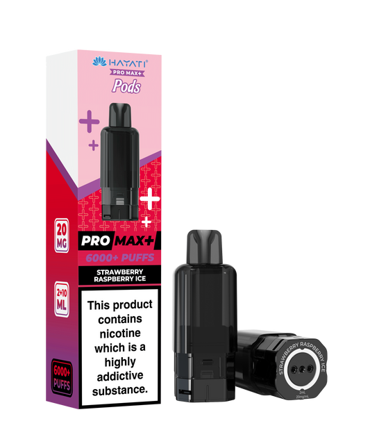 STRAWBERRY RASPBERRY ICE - PRO MAX + PODS