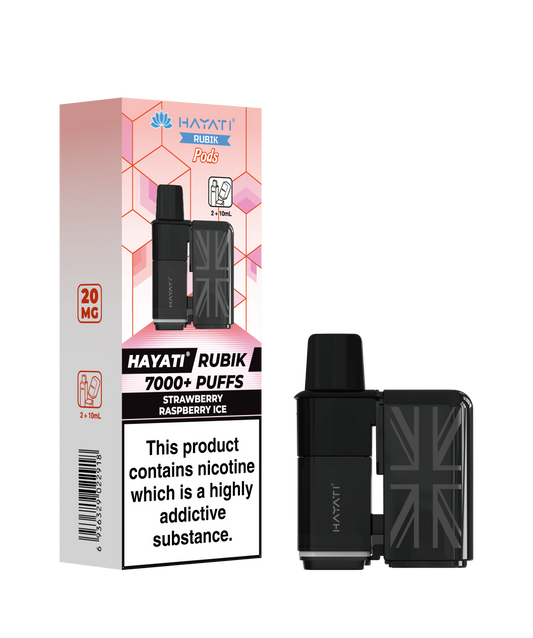 STRAWBERRY RASPBERRY ICE - HAYATI RUBIK POD