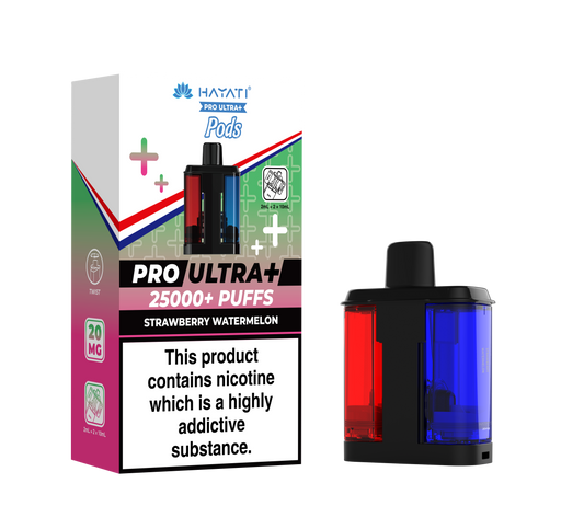 STRAWBERRY WATERMELON - HAYATI PRO ULTRA PODS 25K+