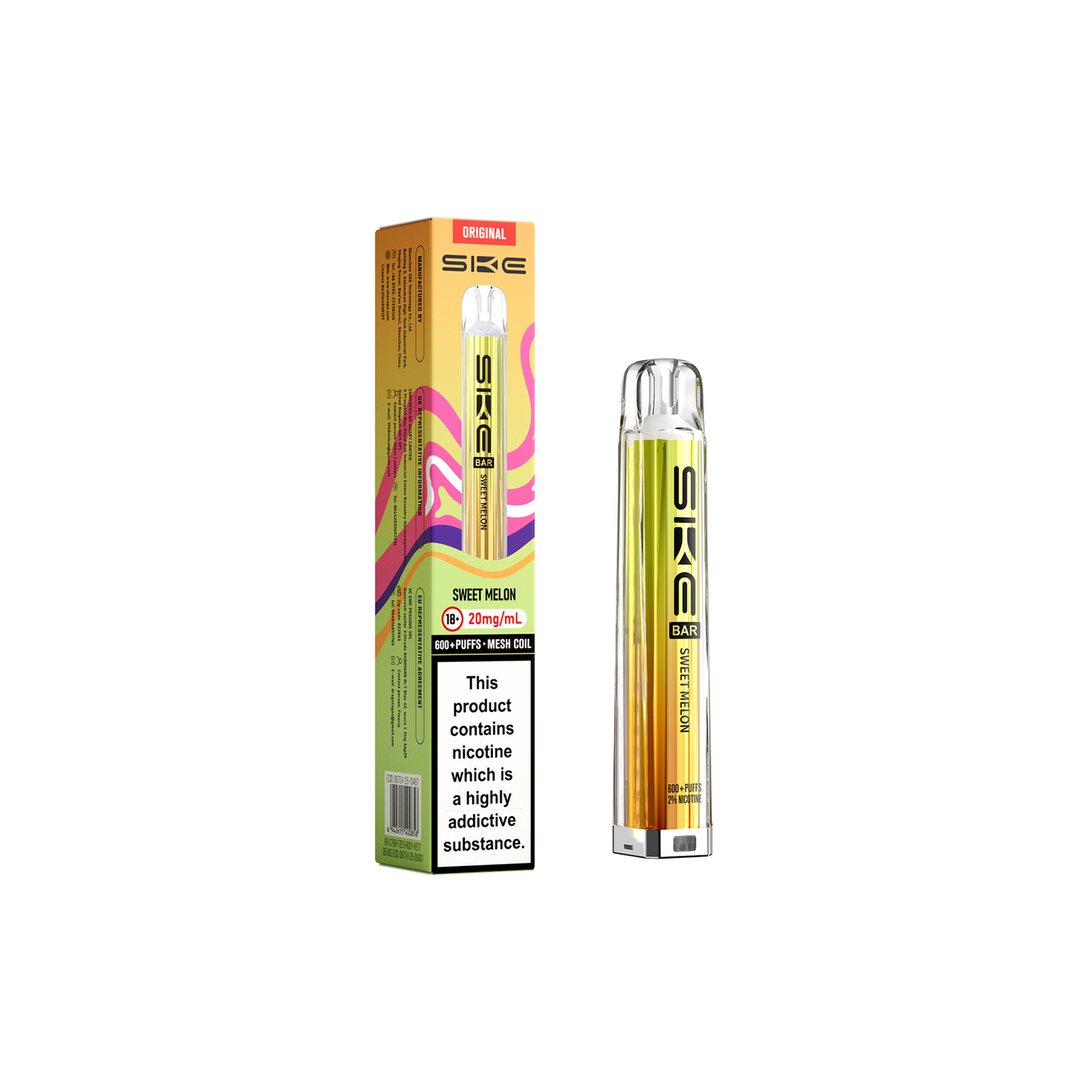 SWEET MELON - SKE 600 Pre filled Pod Kit