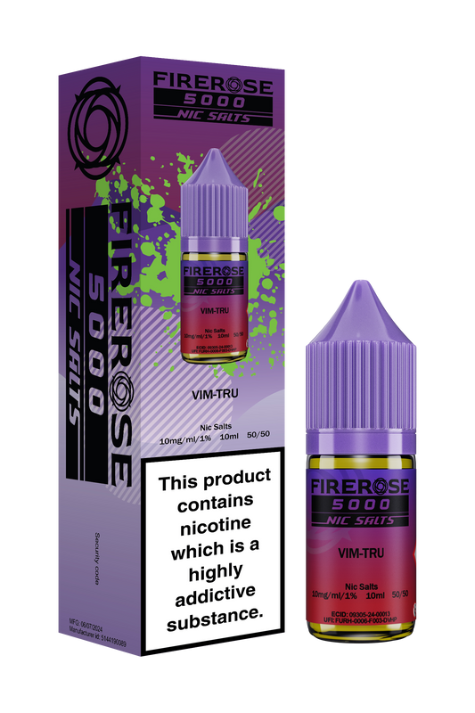 VIM-TRU - FIREROSE NIC SALTS 10 MG