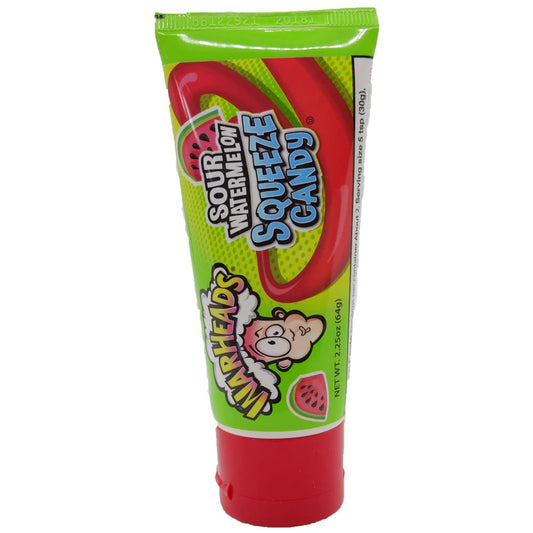 WARHEADS SQUEEZE CANDY SOUR WATERMELON 2.25oz (12pk)