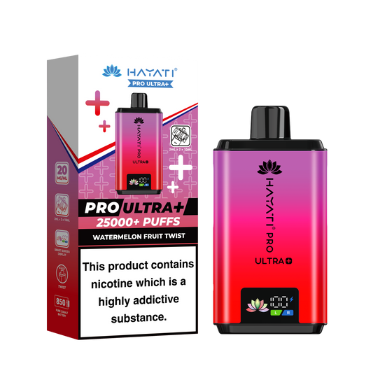 WATERMELON FRUIT TWIST NEW - HAYATI PRO ULTRA 25K