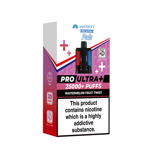 WATERMELON FRUIT TWIST- HAYATI PRO ULTRA PODS 25K+