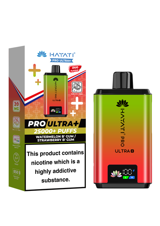 WATERMELON B'GUM/ STRAWBERRY B'GUM - HAYATI PRO ULTRA 25K
