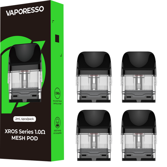 VAPORESSO REPLACEMENT PODS - 1.0 PACK OF 4