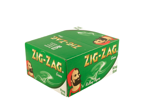 ZIG ZAG GREEN KING SIZE 50S BOOKLETS