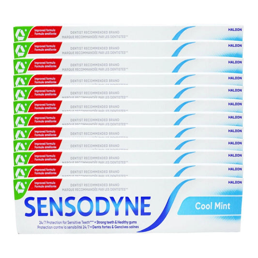 SENSODYNE TOOTHPASTE 75ML - COOL MINT (X12)