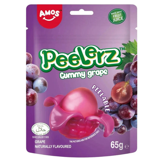HALAL GUMMY GRAPE PEELERZ (1x 65g)