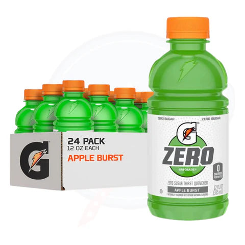 APPLE BURST GATORADE ZERO (24PK X 355ML)