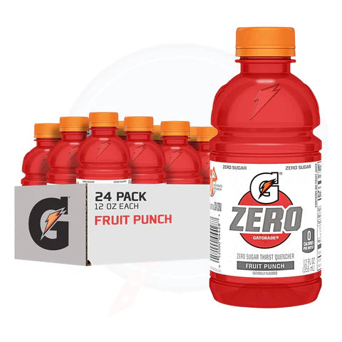 FRUIT PUNCH GATORADE ZERO (24PK X 355ML)