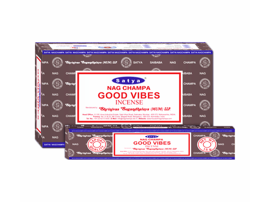 SATYA GOOD VIBES INCENSE STICK (12 X 15G)