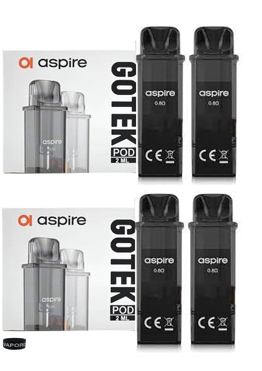 ASPIRE GoTek Pods 0.8 (2ml)(pack of 2)