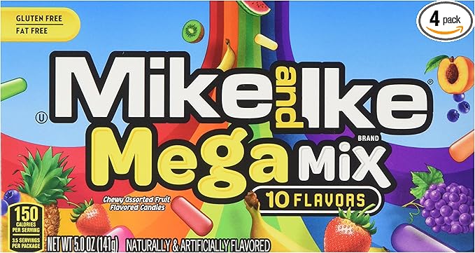 MIKE AND IKE MEGA MIX (BLUE) 12 X 4.25 oz
