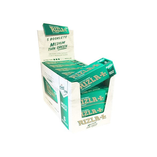 RIZLA GREEN MULTIPACK (20 PACKS OF 5)